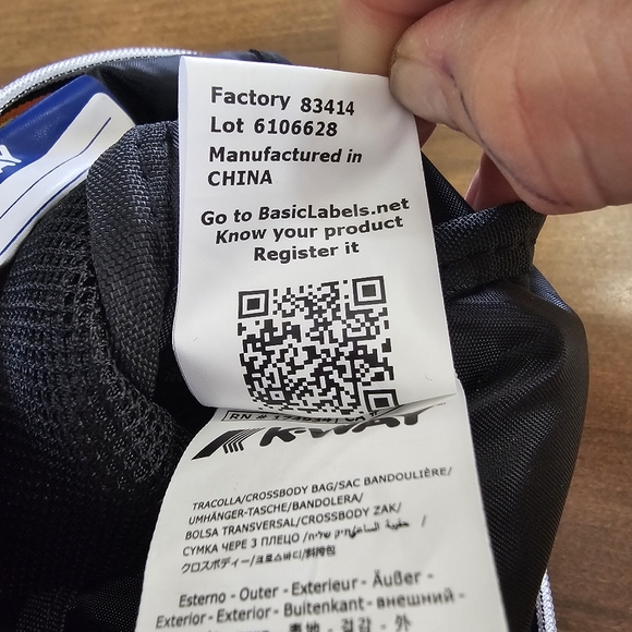 K.WAY WATERPROOF ERLOY SHOULDER STAP CROSSBODY - Picture 8 of 14